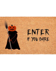 24" X 36" Natural And Brown Halloween Halloween Outdoor Coir Door Mat