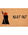 24" X 36" Natural And Brown Halloween Halloween Outdoor Coir Door Mat
