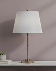 White Faux Silk Plain Drum Lamp Shade