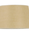 Tan Paper Plain Drum Lamp Shade