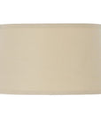 Tan Linen Drum Lamp Shade