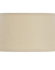 Tan Linen Drum Lamp Shade