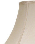 Pearl Silk Piped Bell Lamp Shade