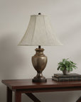 Light Gray Linen Plain Bell Lamp Shade
