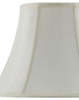 Eggshell Linen Piped Bell Lamp Shade
