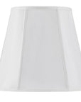 White Linen Piped Empire Lamp Shade