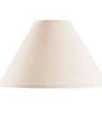 Off White Linen Plain Empire Lamp Shade