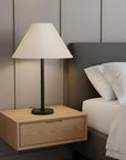 Light Brown Paper Plain Empire Lamp Shade