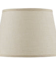 Light Brown Burlap Plain Drum Lamp Shade