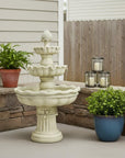 51" White Heavy Duty Plastic Garden Hanging Wall or Door Decor