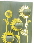 49" Light Green Steel LED lights Garden Hanging Wall or Door Decor
