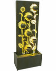 49" Light Green Steel LED lights Garden Hanging Wall or Door Decor