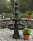 80" Black Heavy Duty Plastic Garden Hanging Wall or Door Decor