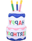 49" White Polyester Birthday LED lights Garden Hanging Wall or Door Decor