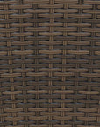 Set of Two 11" X 11" Brown Heavy Duty Plastic Square Pot Planter