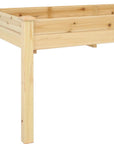 49" X 25" Natural Rectangular Raised Garden Bed