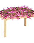 49" X 25" Natural Rectangular Raised Garden Bed
