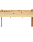 49" X 25" Natural Rectangular Raised Garden Bed