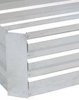 12" X 48" Silver Steel Rectangular Raised Garden Bed