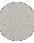 24" Gray and Black Faux Terrazzo and Steel Rounded Bar Table