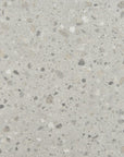 24" Gray and Black Faux Terrazzo and Steel Square Bar Table