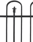 Black Steel Garden Stake