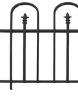 Black Steel Garden Stake