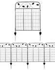 Black Steel Garden Stake