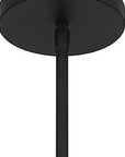 10" Black And White Frosted LED Dimmable Outdoor Globe Hanging Light