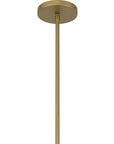 16" Antique Gold Aluminum Cone LED Dimmable Outdoor Pendent Hanging Light