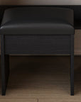 24" Black Wood Mirrored Three Drawer Vanity Table And Lights