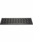 Set Of Six Black Lattice Outdoor Rubber Stair Treads