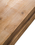 48" Natural Wood Distressed Frame Coffee Table