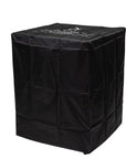 50000 BTU 22" Brown Wicker Propane Rectangular Fire Pit