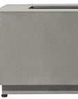 50000 BTU 42" Gray Steel Propane Rectangular Fire Pit With Cover