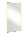 Gold Aluminum Wall Mount Or Leaning Framed Full Length Mirror