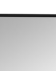 71" Black Wood Leaning Ladder Framed Full Length Mirror