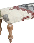 Beige Fabric and Solid Manufactured Wood Free Form Solid Furniture Set