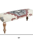 Beige Fabric and Solid Manufactured Wood Free Form Solid Furniture Set