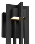 Black LED Dimmable Outdoor Hanging Light