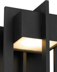 Black LED Dimmable Outdoor Hanging Light