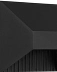 Black LED Dimmable Outdoor Hanging Light