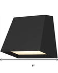 Black LED Dimmable Outdoor Hanging Light