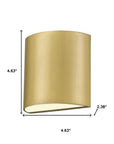 Brass LED Dimmable Outdoor Hanging Light
