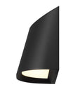 Black LED Dimmable Outdoor Hanging Light