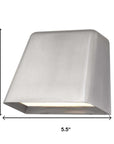 Silver LED Dimmable Outdoor Hanging Light