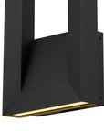 Black LED Dimmable Outdoor Hanging Light