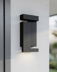 Black LED Dimmable Outdoor Hanging Light