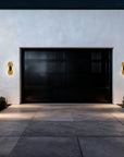 Black LED Dimmable Outdoor Hanging Light