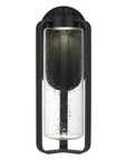 Black Seeded LED Dimmable Outdoor Hanging Light